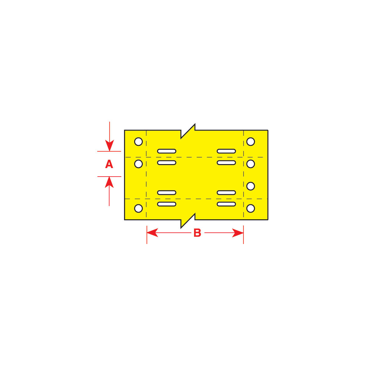 Tags 0.5in H x 2in W WT 2500/PK