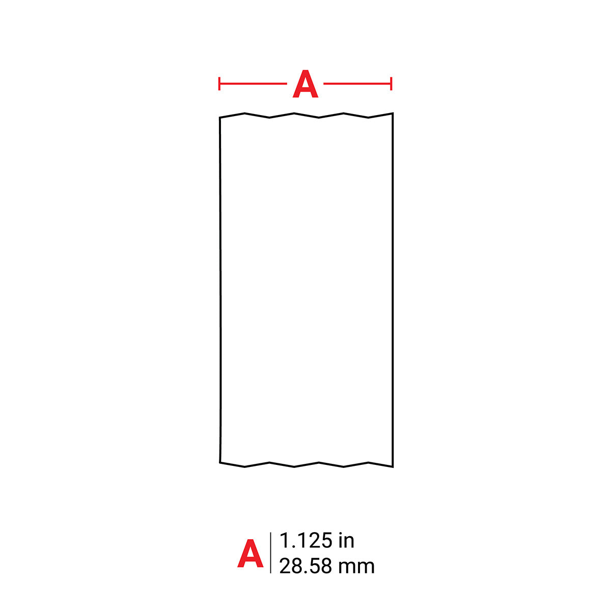 Label Vinyl 1.125in x 110ft OR