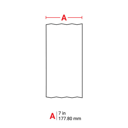 Label Polyester 7in x 50ft LT BU