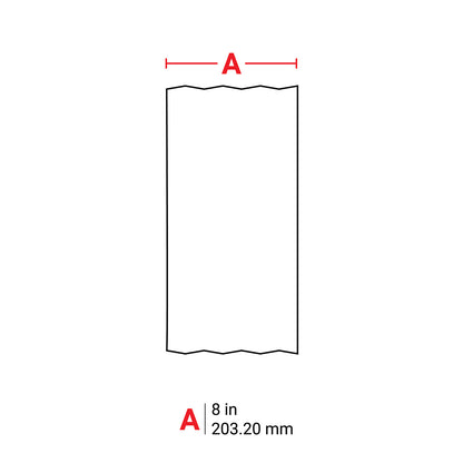 Label Polyester 8in x 100ft WT