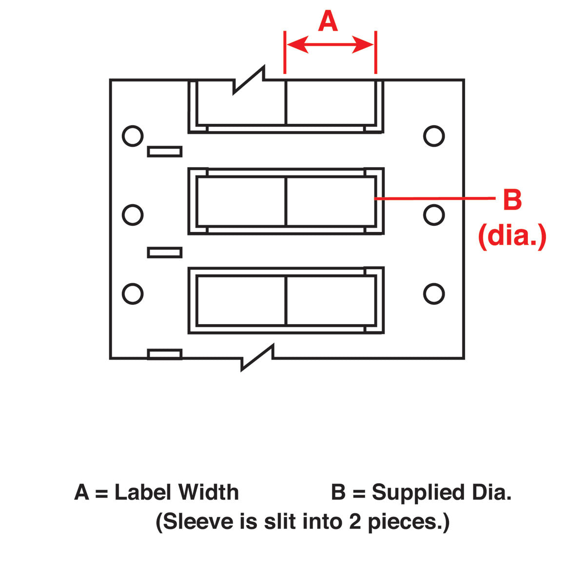 SLEEVE, 2 IN DIA X 1 IN W