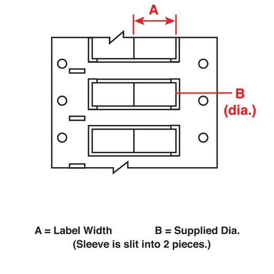 SLEEVE, 2 IN DIA X 1 IN W