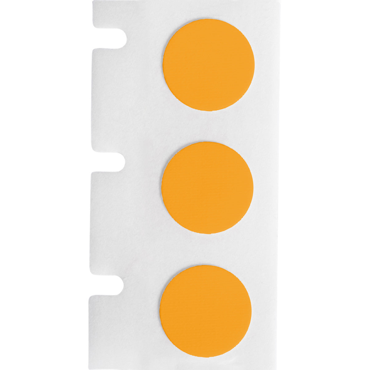 Nylon Lbls 0.5 in Dia BK/OR RL/240