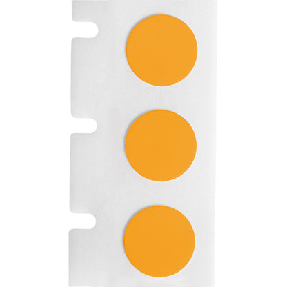 Nylon Lbls 0.5 in Dia BK/OR RL/240