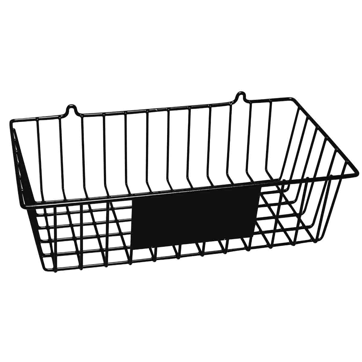 PRINZING WIRE BSKT - WALL MOUNTING BLACK