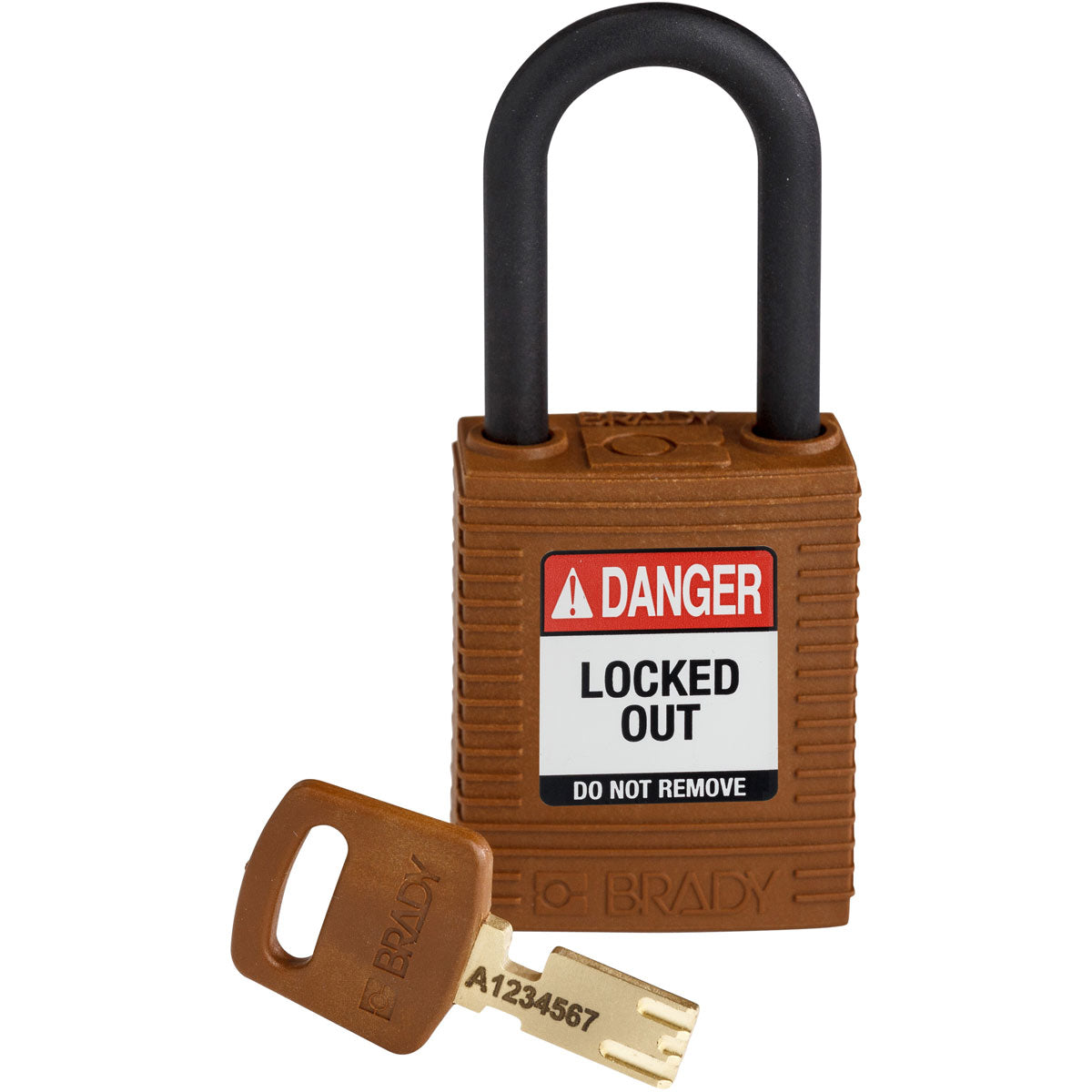 Nylon Padlock 1.5" Plastic Shackle KD BN