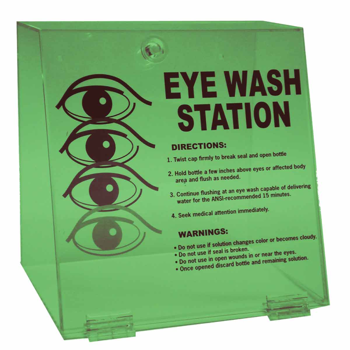 DOUBLE EYEWASH STATION GREEN