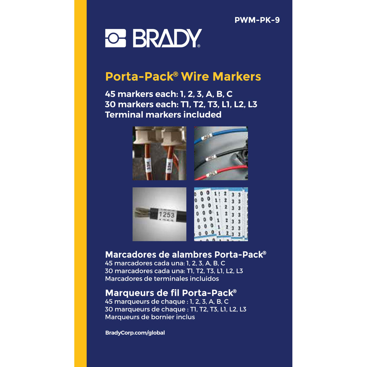 Porta PK Wire Marker Refill Combo 9