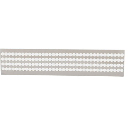 Circle Label, Vinyl White .25 in 25Pk