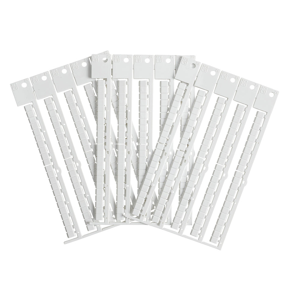 Terminal Block Tag Polycarbonate 5.00 mm H x 5.00 mm W Box of 2090 ...