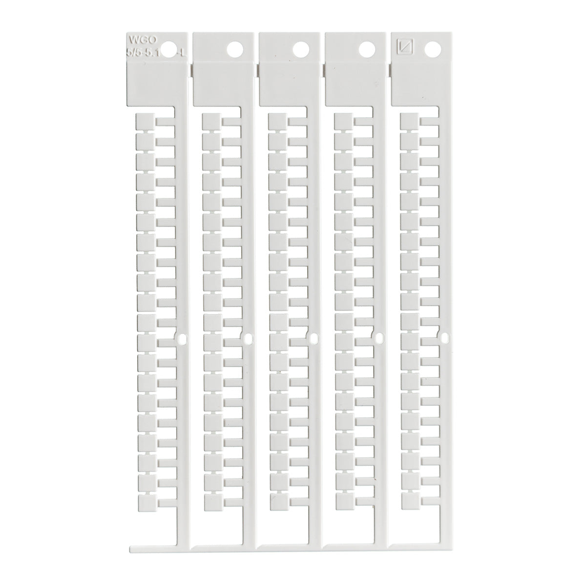 Terminal Block Tag 5mm H x 5mm W 1100PC