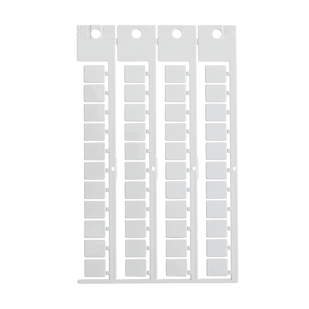 Component Tag 11mm H x 9mm W 1408PC