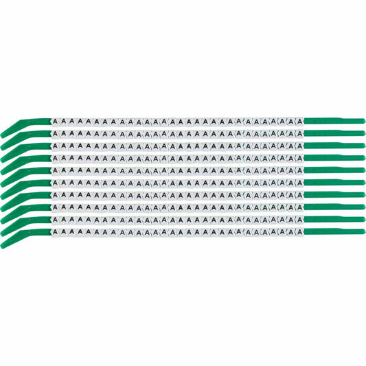 ClipSleeve Wire Marker Size 09 Legend A