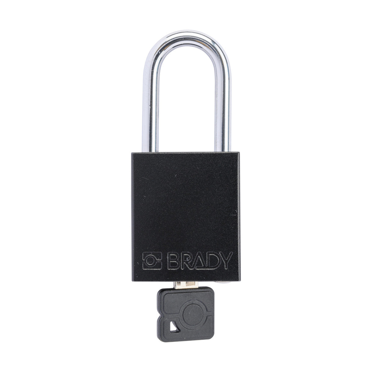 ALU Padlock KD Steel Shackle BLK Ea