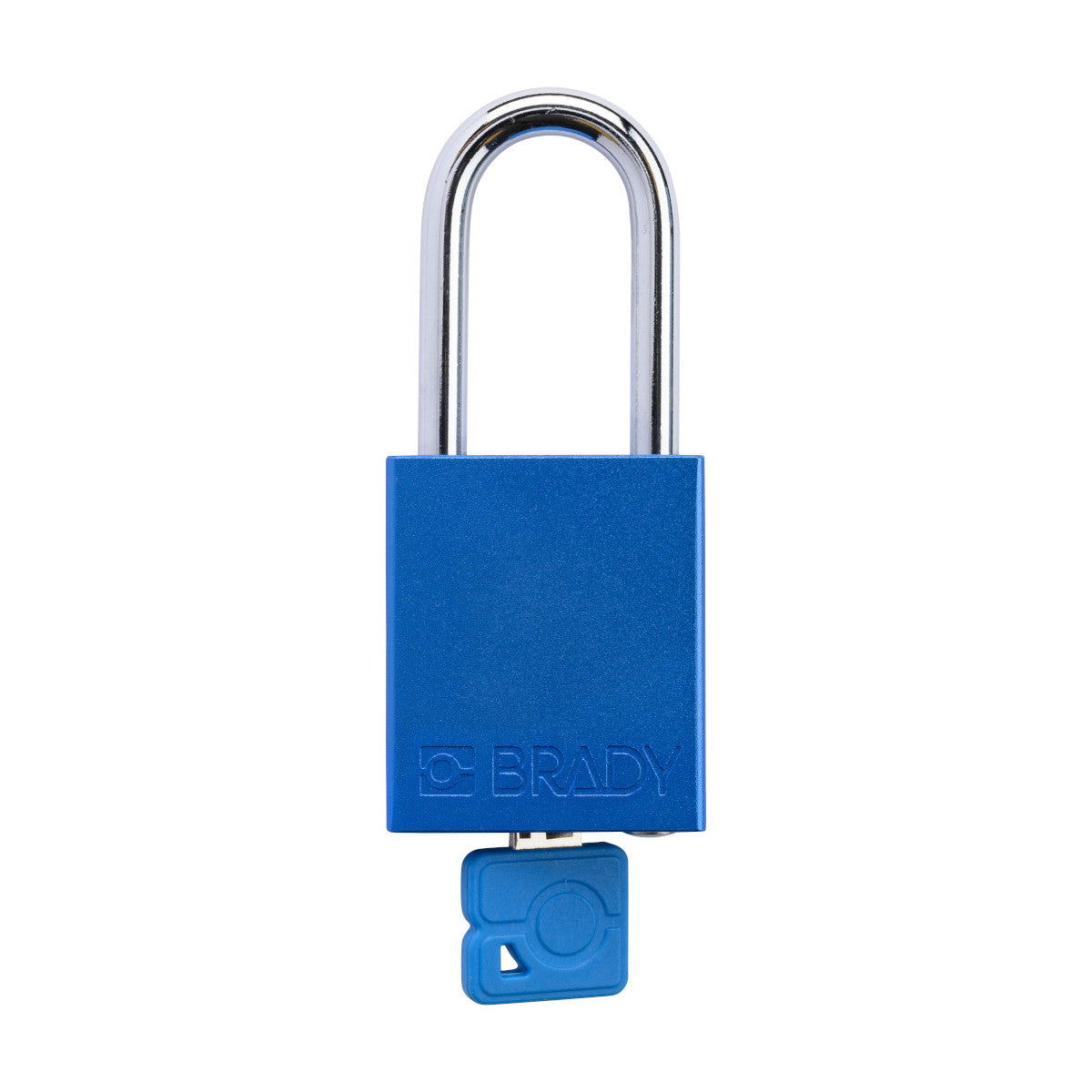 Padlock Alum BLU 1.5in Steel KeyCode16
