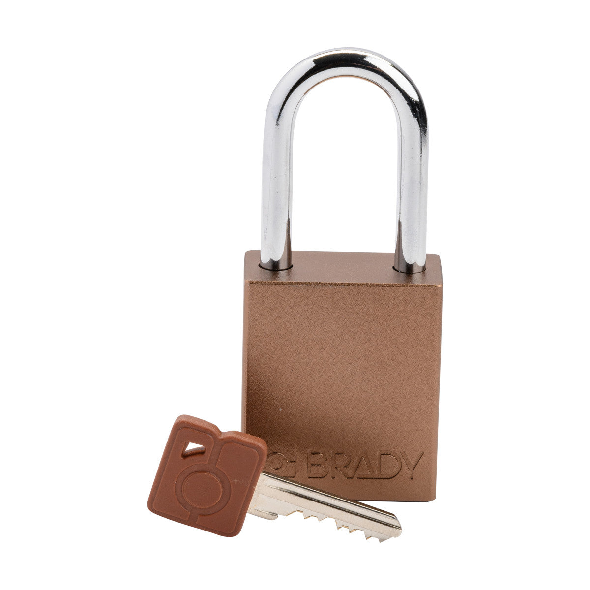 ALU Padlock KD Steel Shackle BRN Ea