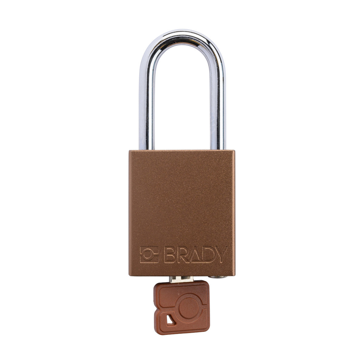 ALU Padlock KD Steel Shackle BRN Ea