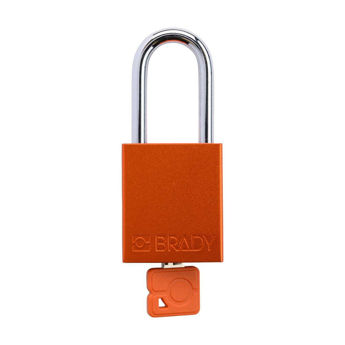 Padlock Alum ORG 1.5in Steel KeyCode24
