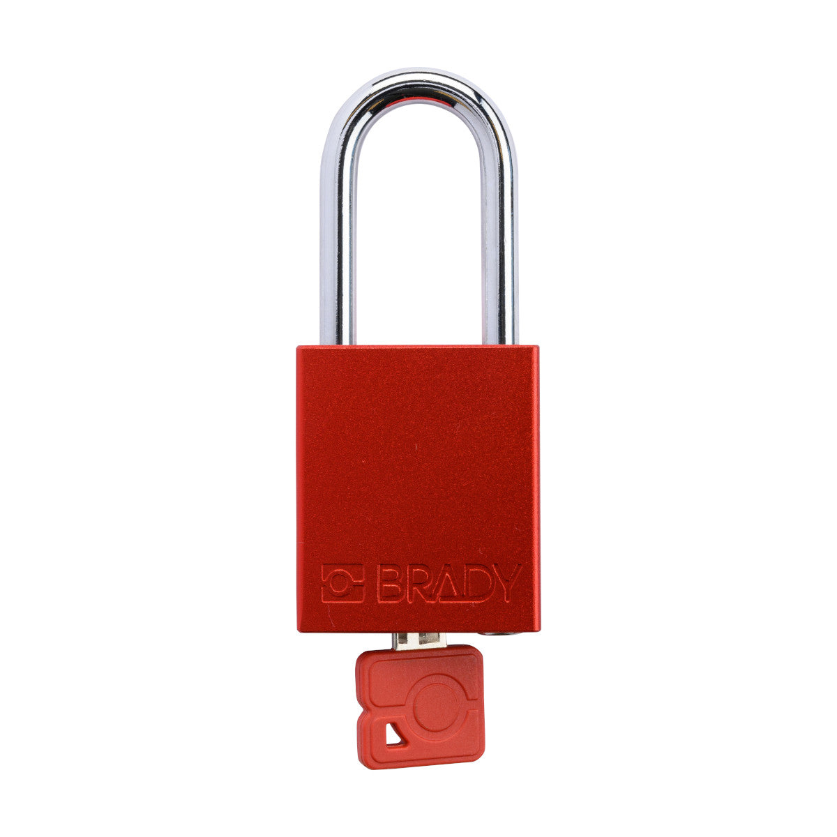 Padlock Alum RED 1.5in Steel KeyCode10