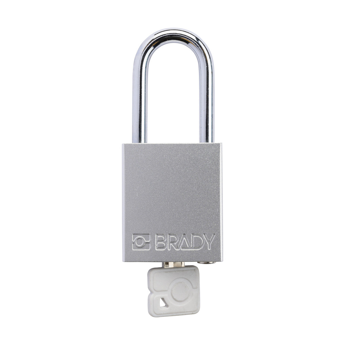 ALU Padlock KD Steel Shackle WHT Ea