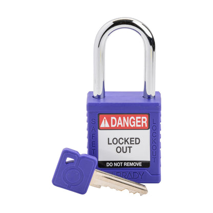 Nylon Padlock KD Steel Shackle PRP Ea