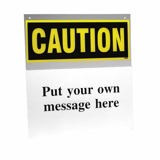 PRINZING HEADER SIGN HOLDER CAUTION