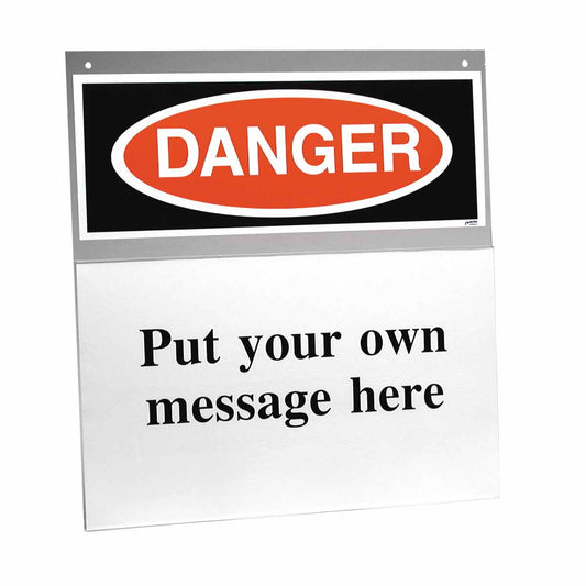 PRINZING HEADER SIGN HOLDER DANGER