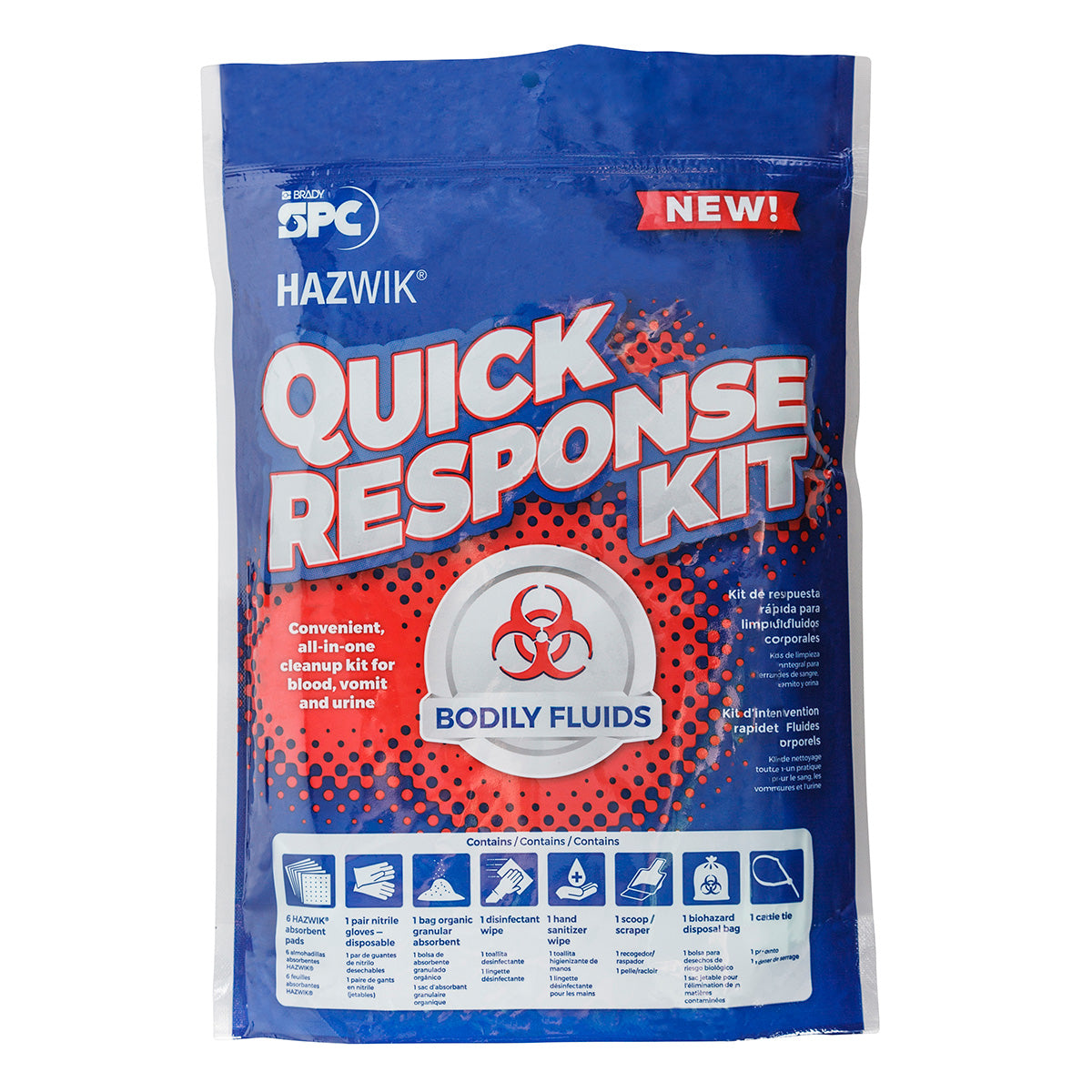 HAZWIK® Quick Response Bodily Fluid 5/CS