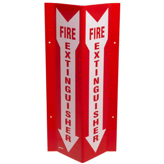 TALL V SIGN FIRE EXTINGUISHER