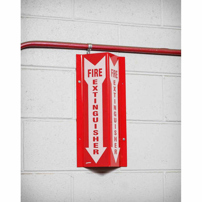 TALL V SIGN FIRE EXTINGUISHER