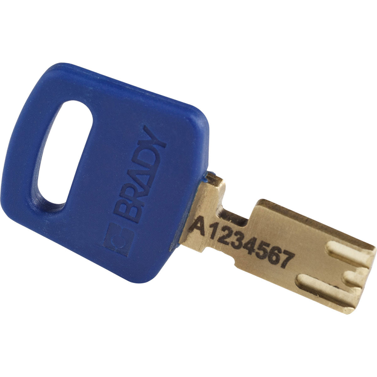 Nylon Padlock 1.5" Plastic Shackle KD BU