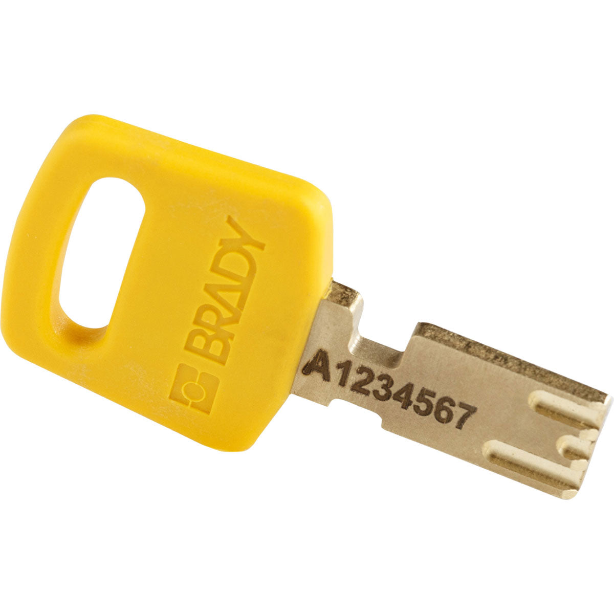 Nylon Padlock 1.5" Plst Shkl KA YL 6PK