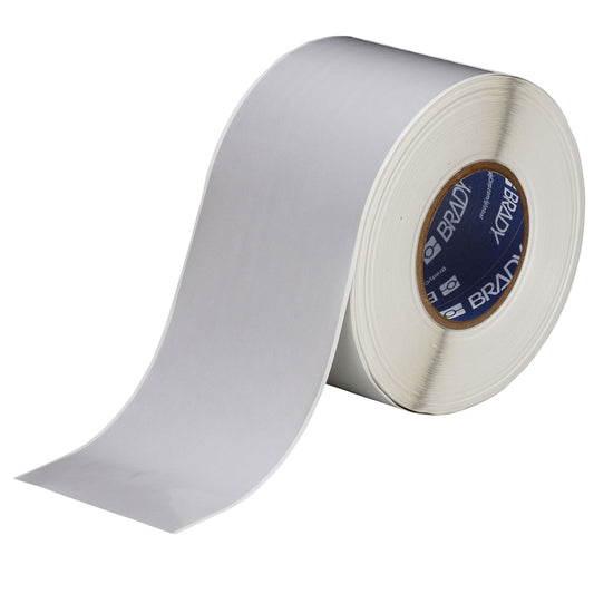 Label Polyester 4in x 300ft LT GR