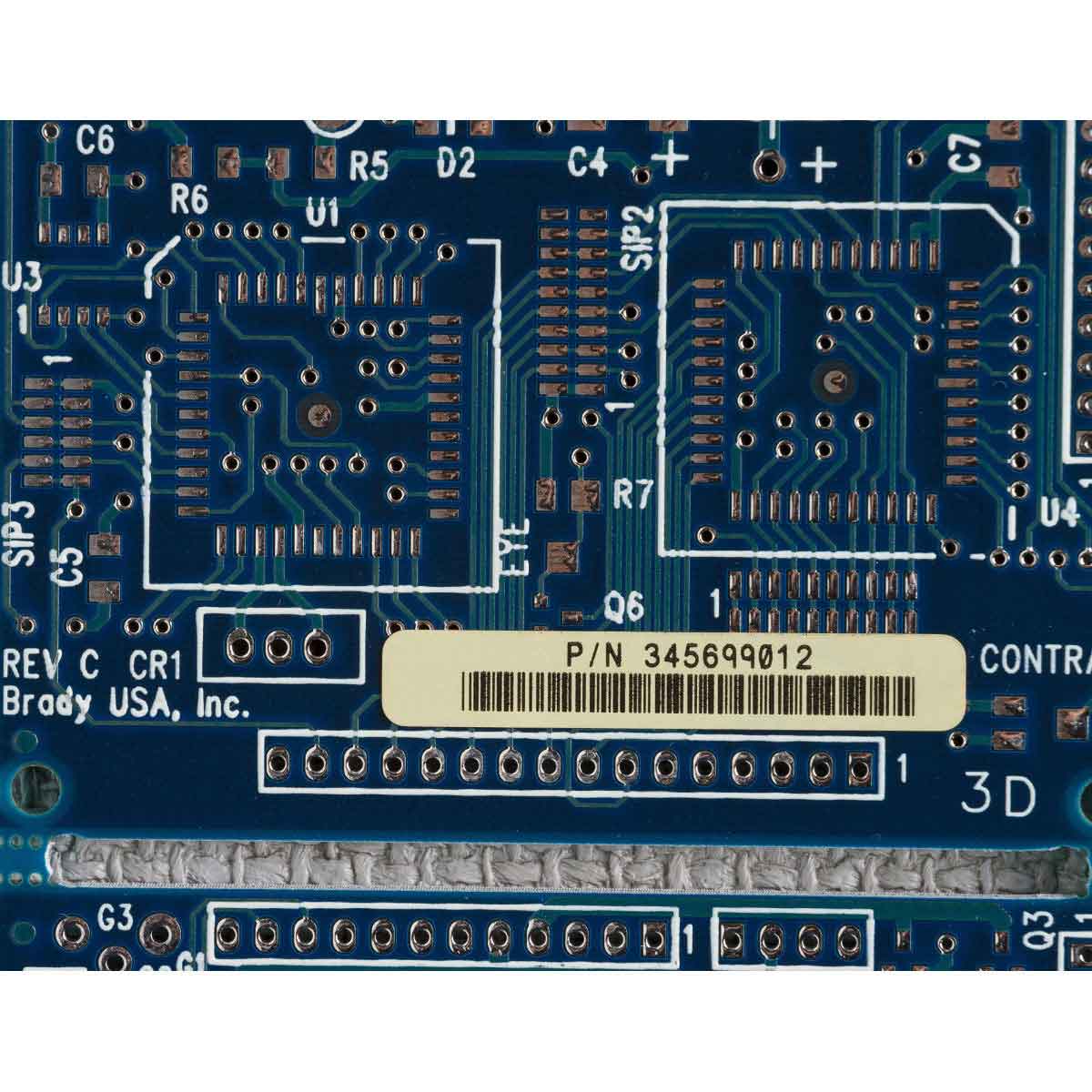 Label 0.25" x 1.5" Polyimide AM RL/750