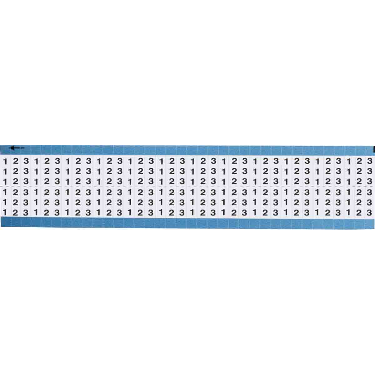 Wire Marker 0.75in H x 0.25in W, 1 to 3