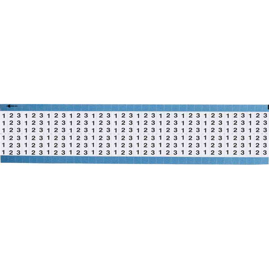 Wire Marker 0.75in H x 0.25in W, 1 to 3