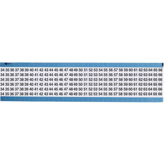 Wire Marker 0.75in H x 0.27in W, 34 to 66