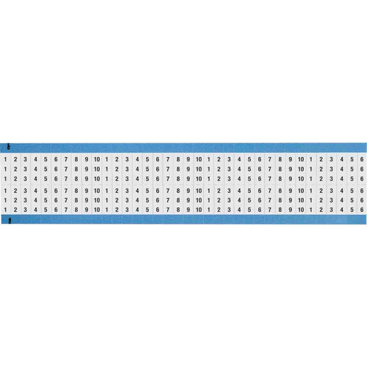 Wire Marker 0.75in H x 0.25in W, 1 to 10