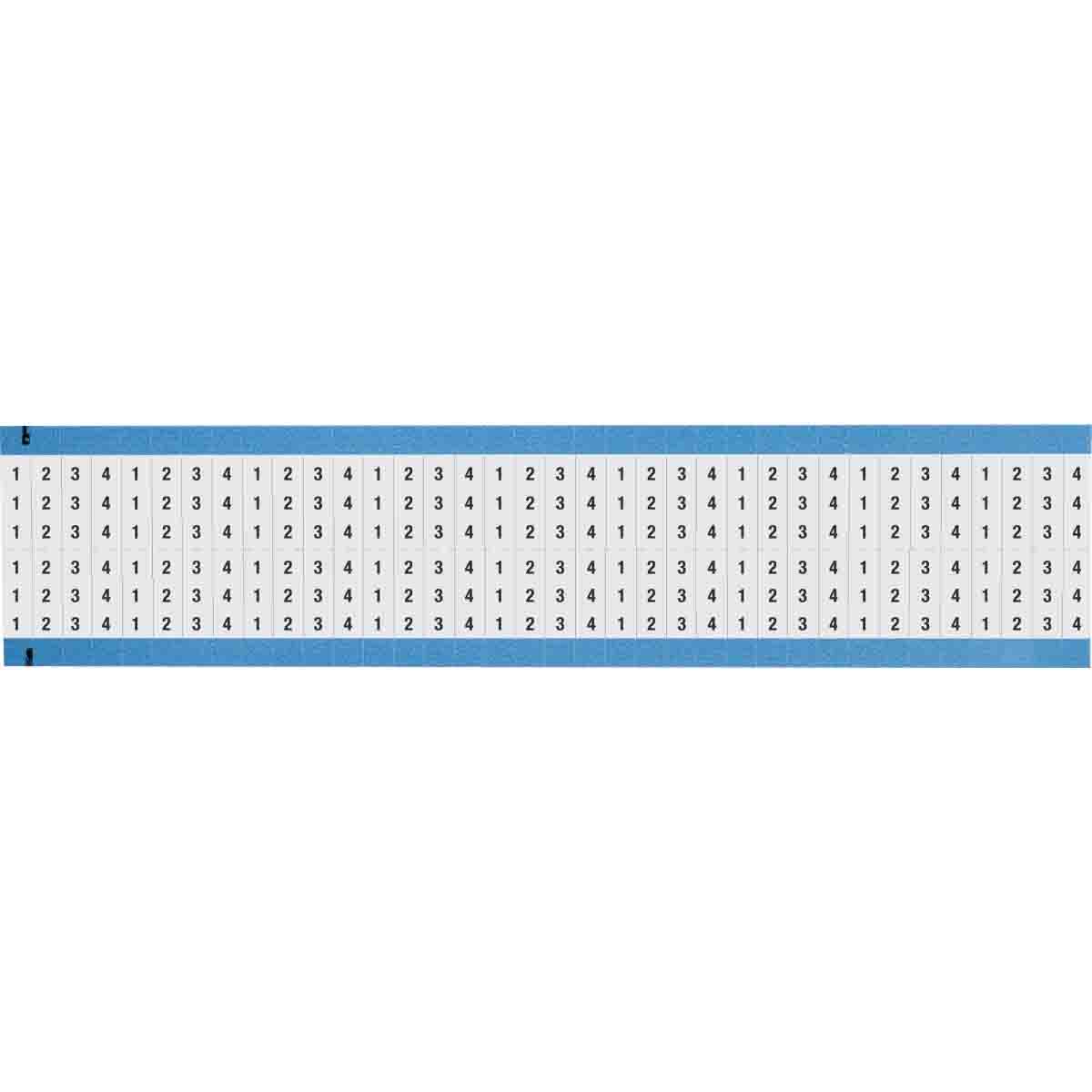 Wire Marker 0.75in H x 0.25in W, 1 to 4