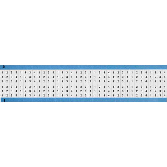 Wire Marker 0.75in H x 0.25in W, 1 to 4