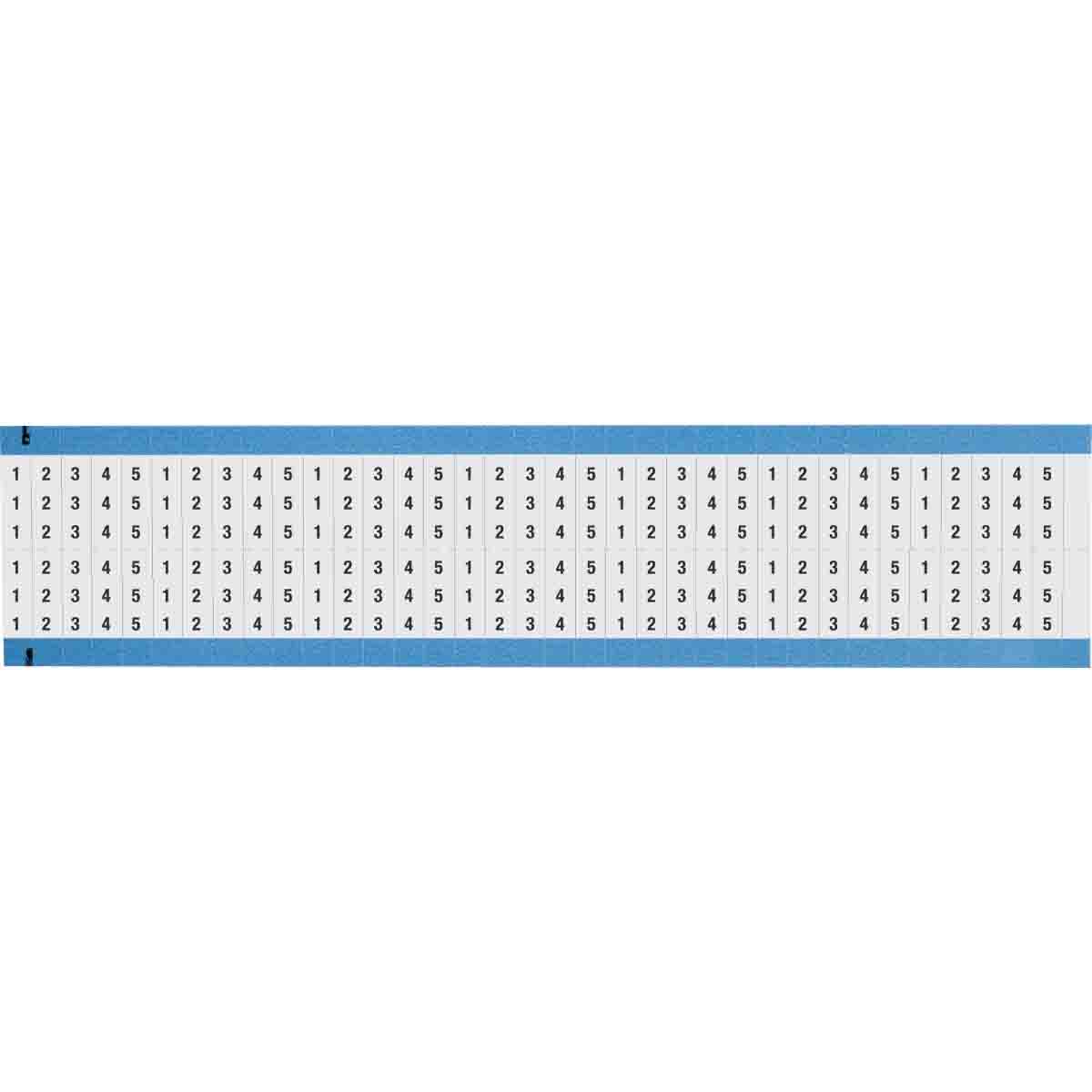 Wire Marker 0.75in H x 0.25in W, 1 to 5