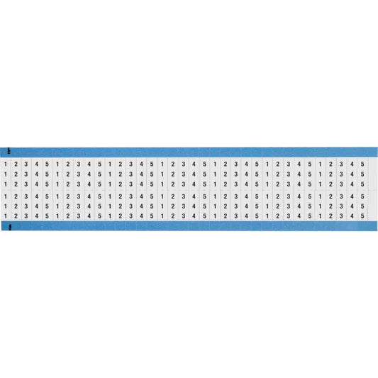 Wire Marker 0.75in H x 0.25in W, 1 to 5