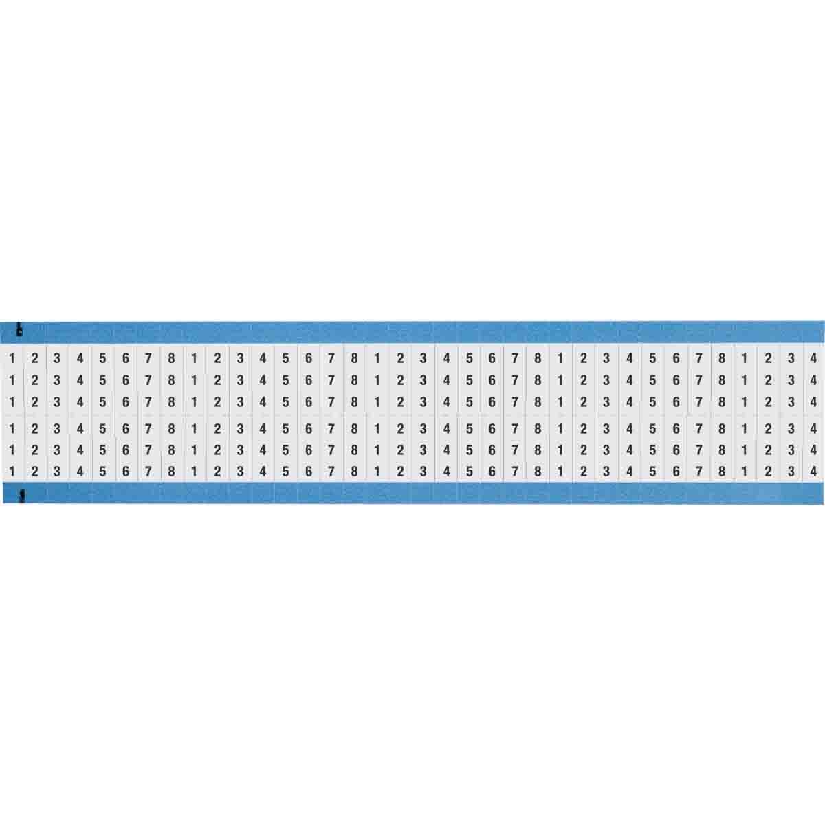 Wire Marker 0.75in H x 0.25in W, 1 to 8