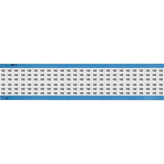 Wire Marker 0.75in H x 0.36in W, 102