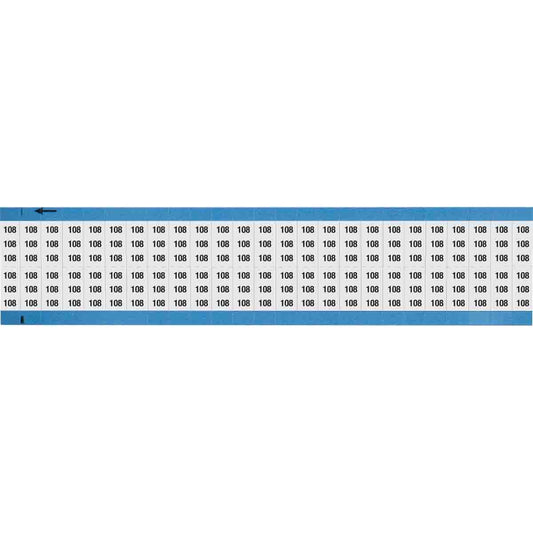 Wire Marker 0.75in H x 0.36in W, 108