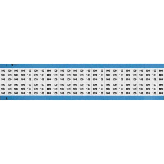 Wire Marker 0.75in H x 0.36in W, 109