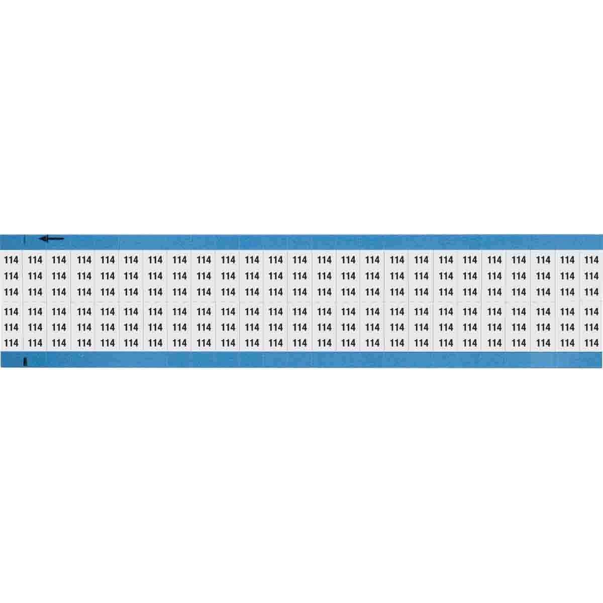 Wire Marker 0.75in H x 0.36in W, 114