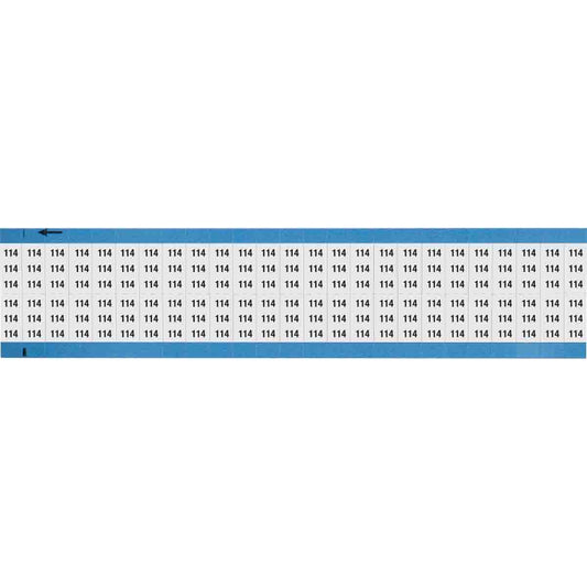 Wire Marker 0.75in H x 0.36in W, 114