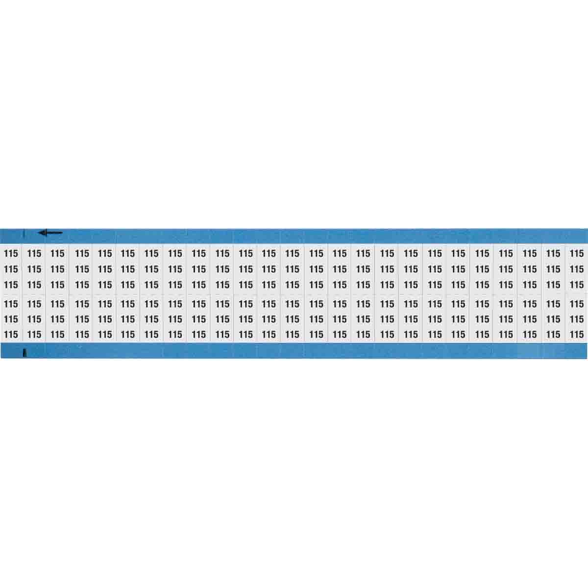 Wire Marker 0.75in H x 0.36in W, 115