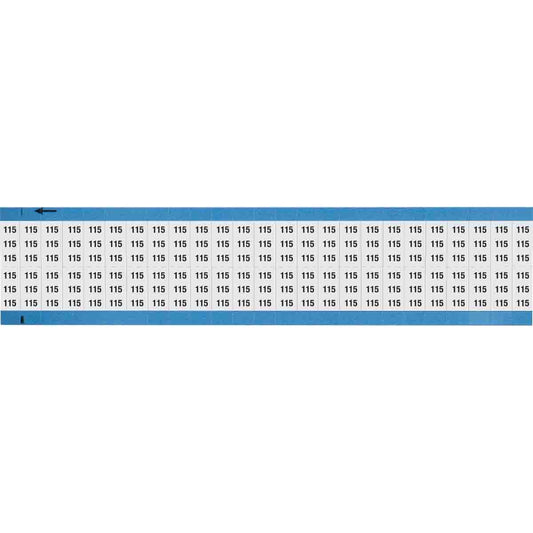 Wire Marker 0.75in H x 0.36in W, 115